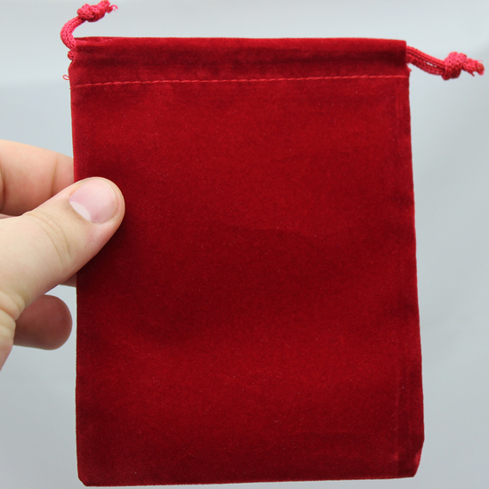 Large Red Velvet Pouch for 5oz Rounds or 10oz Bars Large Red Velvet Pouch for 5oz Rounds or 10oz Bars