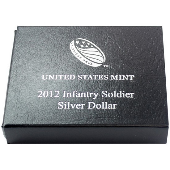 2012 OGP Box for United States Mint Infantry Soldier Uncirculated Silver Commemorative Dollar