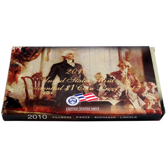 2010 OGP Box for United States Mint Presidential Dollar Coin Proof Set