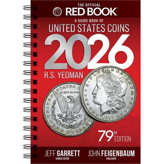 2026 The Official Red Book Guide of U.S. Coins Spiral Bound 2026 The Official Red Book Guide of U.S. Coins Spiral Bound