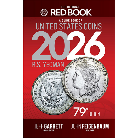 2026 The Official Red Book Guide of U.S. Coins Hard Cover 2026 The Official Red Book Guide of U.S. Coins Hard Cover