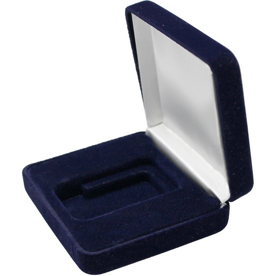 Dark Blue Velvet Clamshell Gift Box for Vertical 1oz Bars and Ingots Dark Blue Velvet Clamshell Gift Box for Vertical 1oz Bars and Ingots