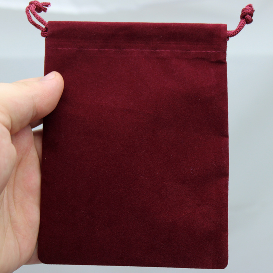 Large Maroon Velvet Pouch for 5oz Rounds or 10oz Bars Large Maroon Velvet Pouch for 5oz Rounds or 10oz Bars