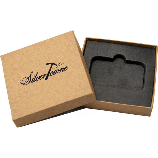 SilverTowne Natural Kraft Paper Gift Box for 1oz Bar/Ingots
