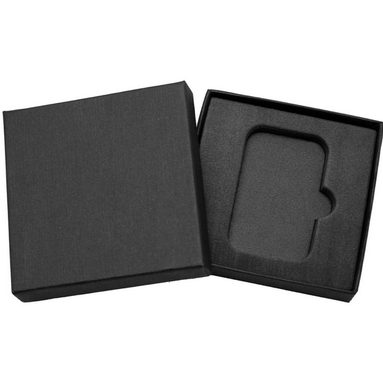 Embossed Black Linen Gift Box for 1oz Bar