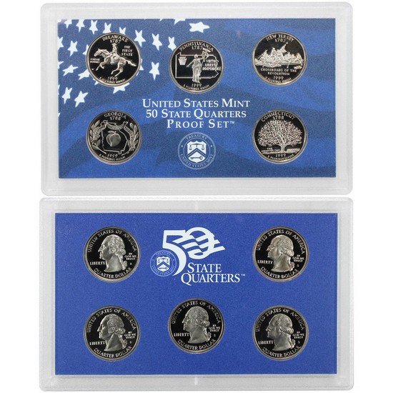 1999 S 5pc Quarter Proof Set 1999 S 5pc Quarter Proof Set