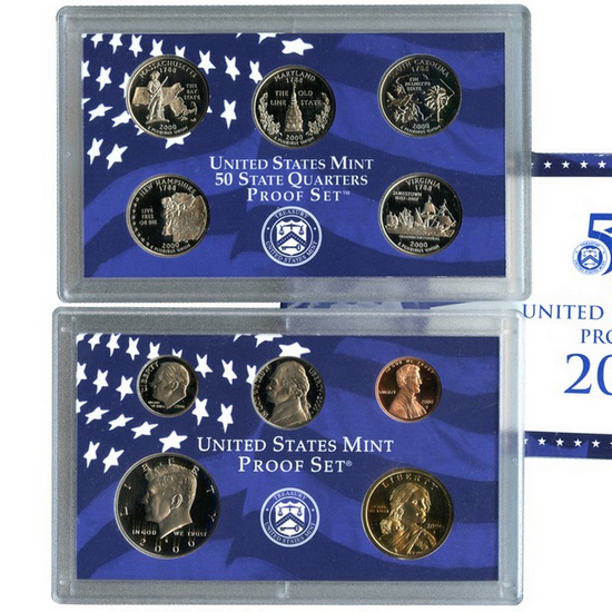 2000 S 10pc Proof Set 2000 S 10pc Proof Set