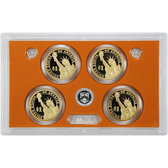 ★アンティーク★ アメリカ　2007 $1 4pc 大統領ドル セット ★ 90-00-000045_4_.jpg