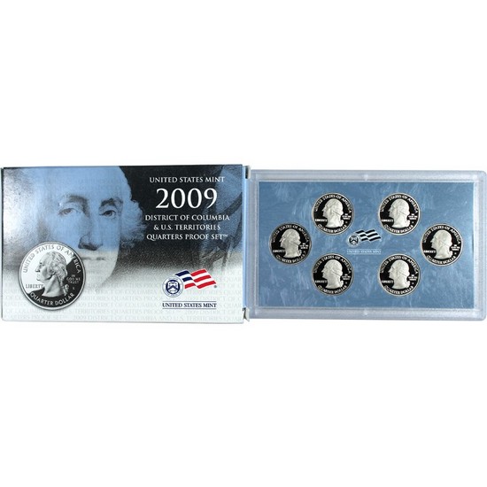 2009 S 6pc Quarter Proof Set 2009 S 6pc Quarter Proof Set