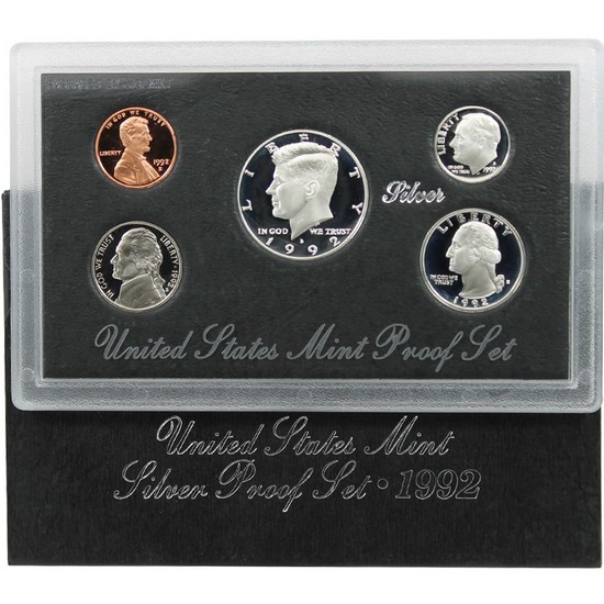 1992 S Silver Proof Set