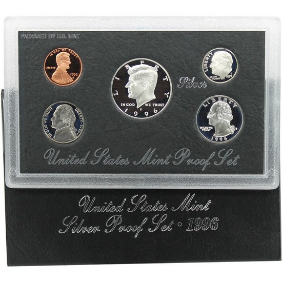 1996 S Silver Proof Set
