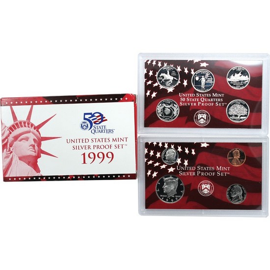 1999 S Silver Proof Set