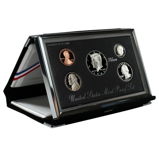 1993 S US Mint Silver Premier Proof Set