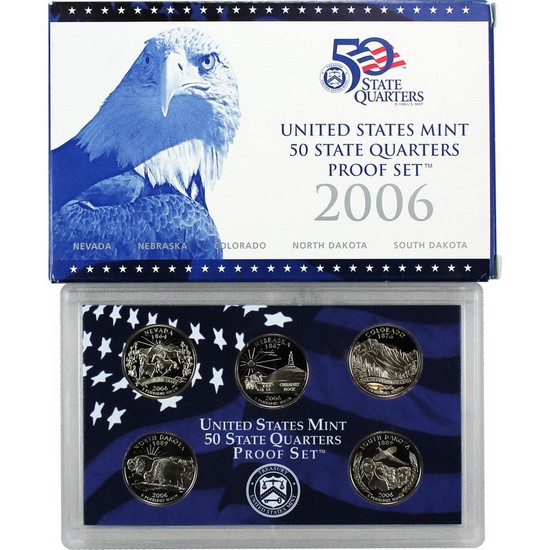 2006 S 5pc Quarter Proof Set