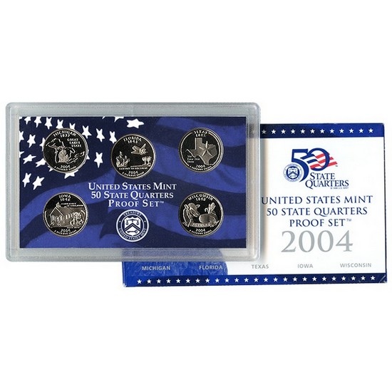 2004 S 5pc Quarter Proof Set