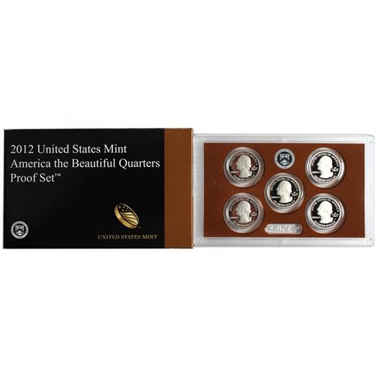 2012 5pc Clad Quarter Proof Set 2012 5pc Clad Quarter Proof Set