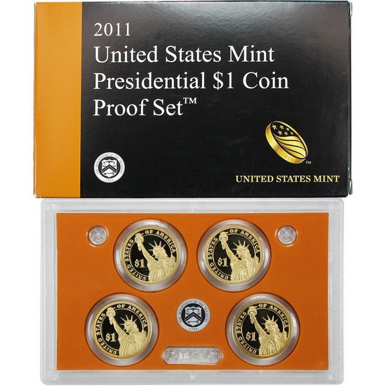 2011 S 4pc Presidential Dollar Proof Set 2011 S 4pc Presidential Dollar Proof Set