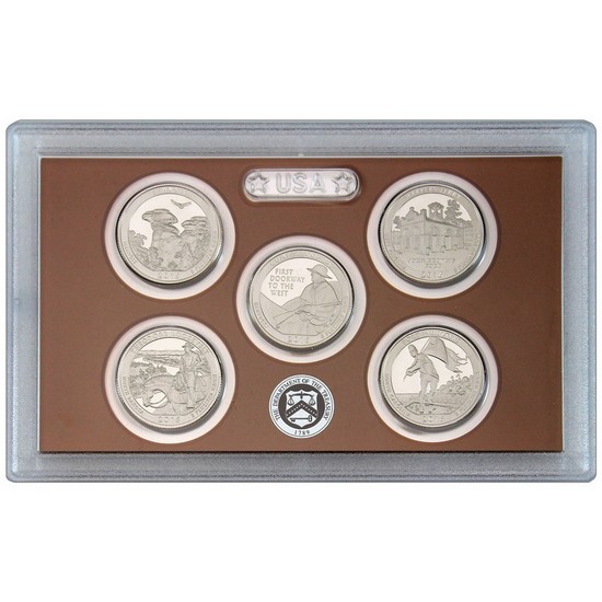 2016 S 5pc Clad America The Beautiful Quarter Proof Set 2016 S 5pc Clad America The Beautiful Quarter Proof Set