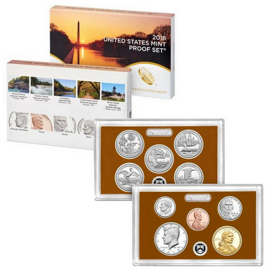 2018 S United States Mint 10pc Clad Proof Set