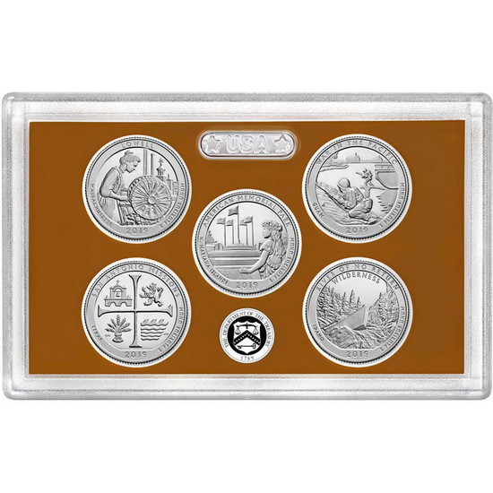 2019 S United States Mint 5pc America The Beautiful Quarter Clad Proof Set 2019 S United States Mint 5pc America The Beautiful Quarter Clad Proof Set