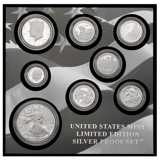 2016 United States Mint Limited Edition 8pc Silver Proof Set