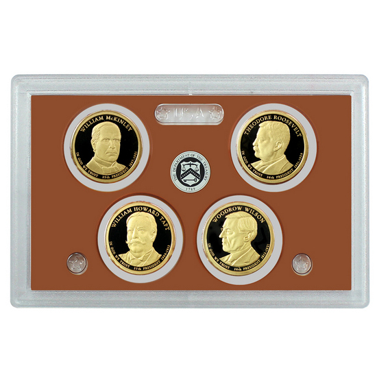 2013 S 4pc Presidential Dollars Proof Set 2013 S 4pc Presidential Dollars Proof Set