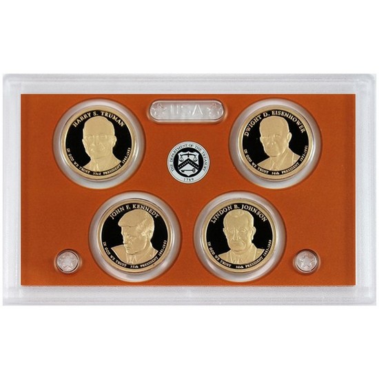 2015 S 4pc Presidential Dollars Proof Set 2015 S 4pc Presidential Dollars Proof Set