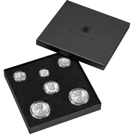 2021 United States Mint Limited Edition 6pc Silver Proof Set 2021 United States Mint Limited Edition 6pc Silver Proof Set