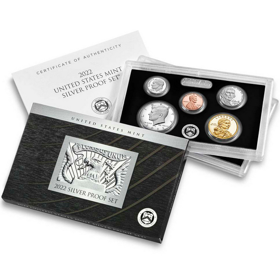 2022 S United States Mint 10pc Silver Proof Set