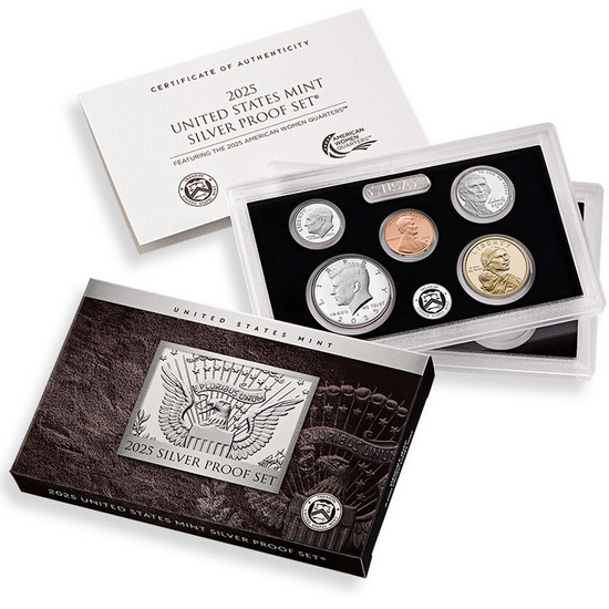 2025 S US Mint Silver Proof Set 10pc