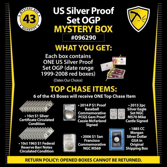 US Silver Proof Set OGP Mystery Box #096290