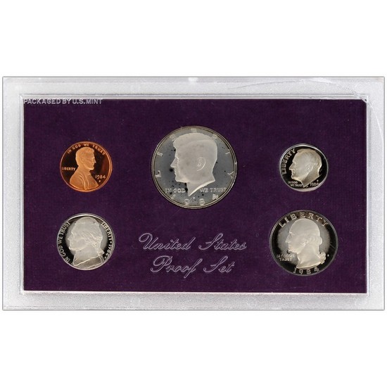 1984 - 1993 Purple Proof Sets in OGP