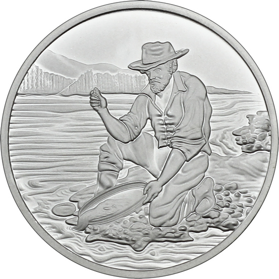 SilverTowne Prospector Divisible 1oz .999 Silver Medallion 3pc