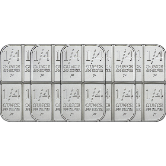 SilverTowne Pickaxe Divisible 1oz .999 Silver Bar 5pc