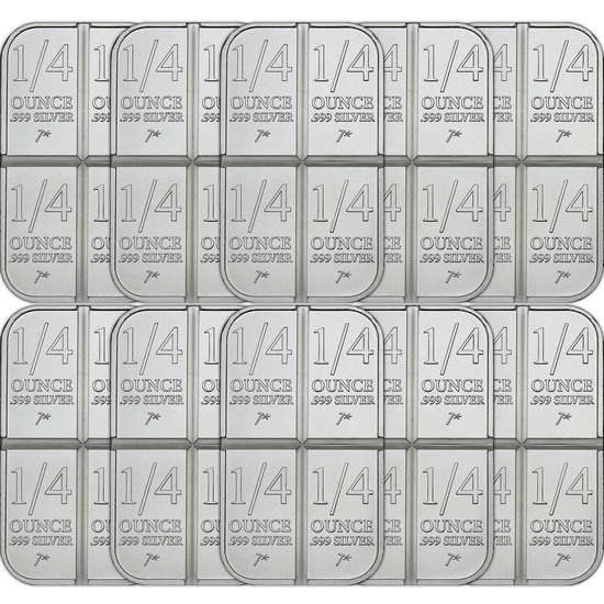 SilverTowne Pickaxe Divisible 1oz .999 Silver Bar 10pc