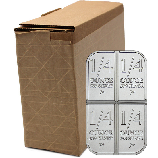 SilverTowne Pickaxe Divisible 1oz .999 Silver Bar 100pc