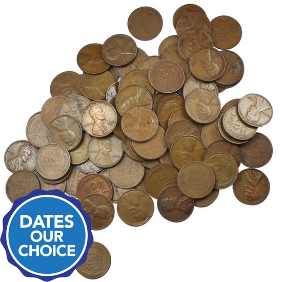 Wheat Penny S Mint 100pc Grab Bag Dates Our Choice