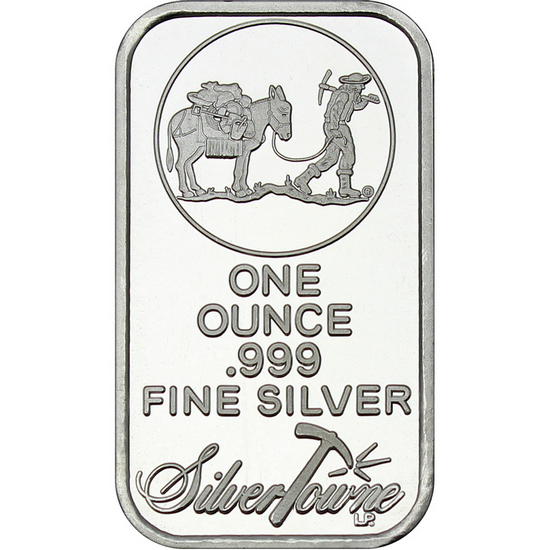 SilverTowne Trademark 1oz .999 Silver Bar 10pc SilverTowne Trademark 1oz .999 Silver Bar 10pc