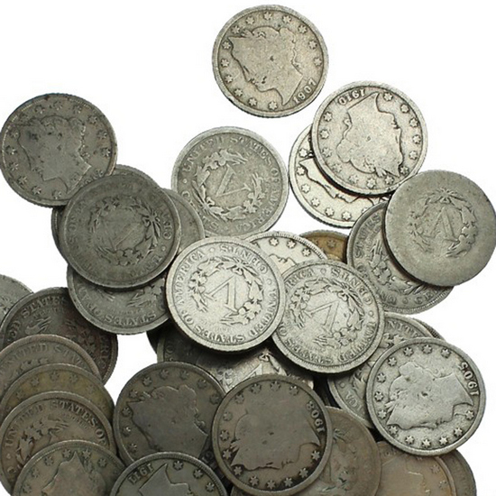 50pc Liberty Head V Nickel Grab Bag Dates Our Choice 50pc Liberty Head V Nickel Grab Bag Dates Our Choice