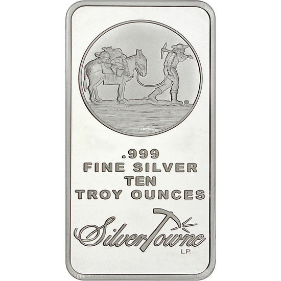 SilverTowne Trademark 10oz .999 Silver Bar 5pc SilverTowne Trademark 10oz .999 Silver Bar 5pc