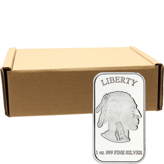 Buffalo Replica 1oz .999 Silver Bar 500pc