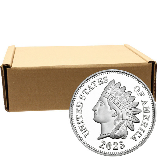 2024 Indian Head Cent Replica 1oz .999 Silver Medallion 500pc