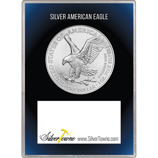 2025 Silver American Eagle BU in Christmas Nativity Gift Holder 2025 Silver American Eagle BU in Christmas Nativity Gift Holder