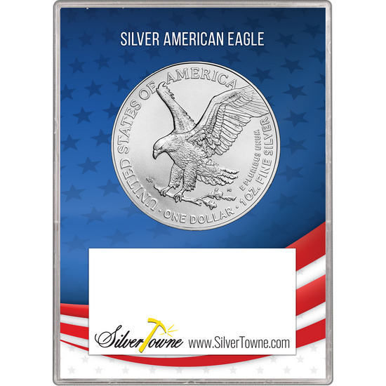 2025 Silver American Eagle BU in Thank You For Your Service Gift Holder 2025 Silver American Eagle BU in Thank You For Your Service Gift Holder