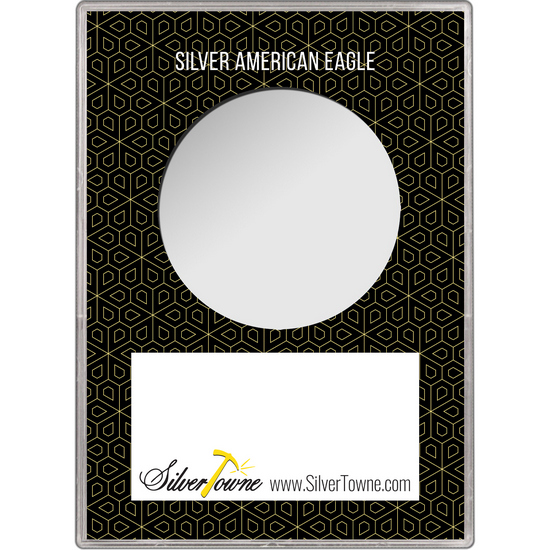 Religious May God Bless You Gift Holder for Silver American Eagle - Empty Religious May God Bless You Gift Holder for Silver American Eagle - Empty