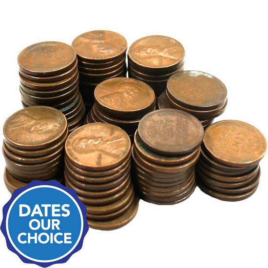 1930s Wheat Cents 100pc Grab Bag Dates Our Choice