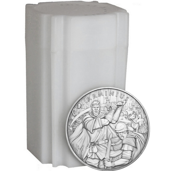 Arminius Legendary Warriors Series 1oz .999 Silver Medallion 20pc in Tube