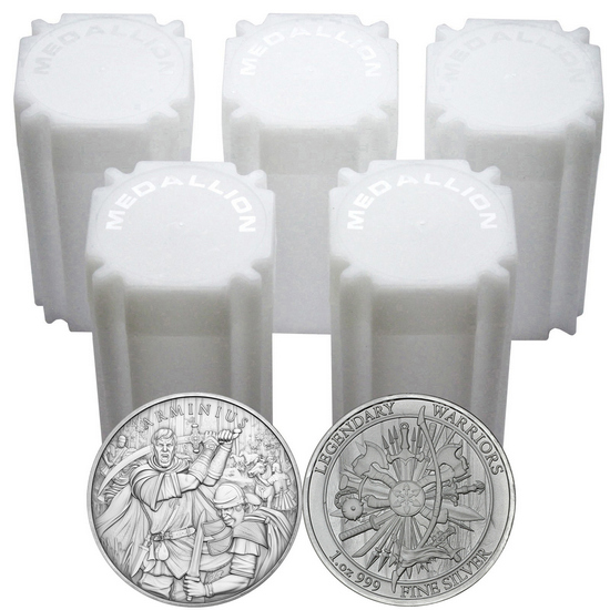Arminius Legendary Warriors Series 1oz .999 Silver Medallion 100pc