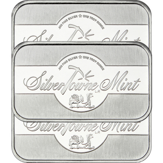 SilverTowne Mint 1oz .999 Silver Bar 3pc