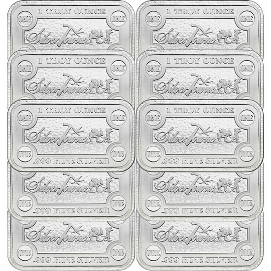 SilverTowne Money Bars 1oz .999 Silver Bar 10pc